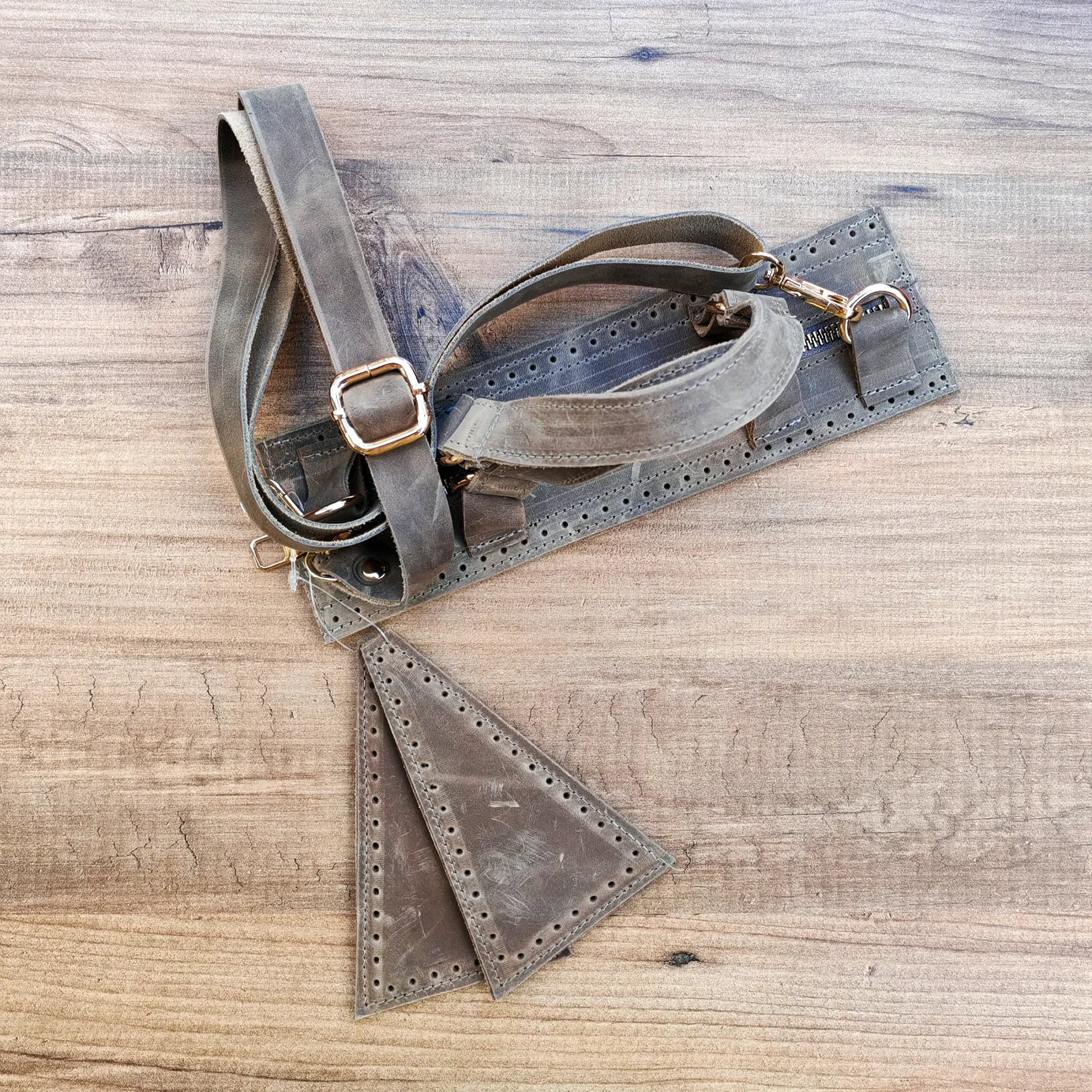 Paris Hakiki Deri Çanta Kiti