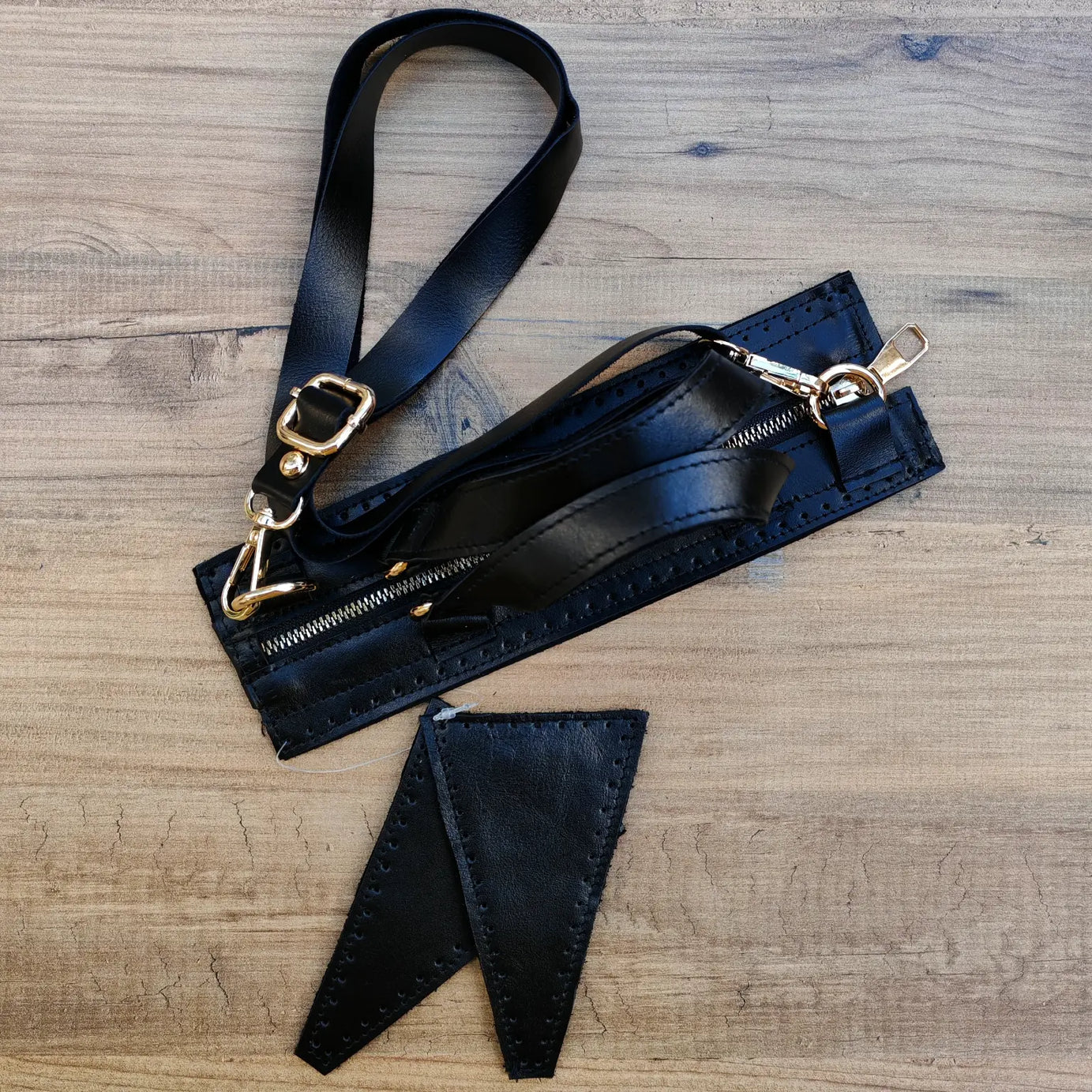 Paris Hakiki Deri Çanta Kiti