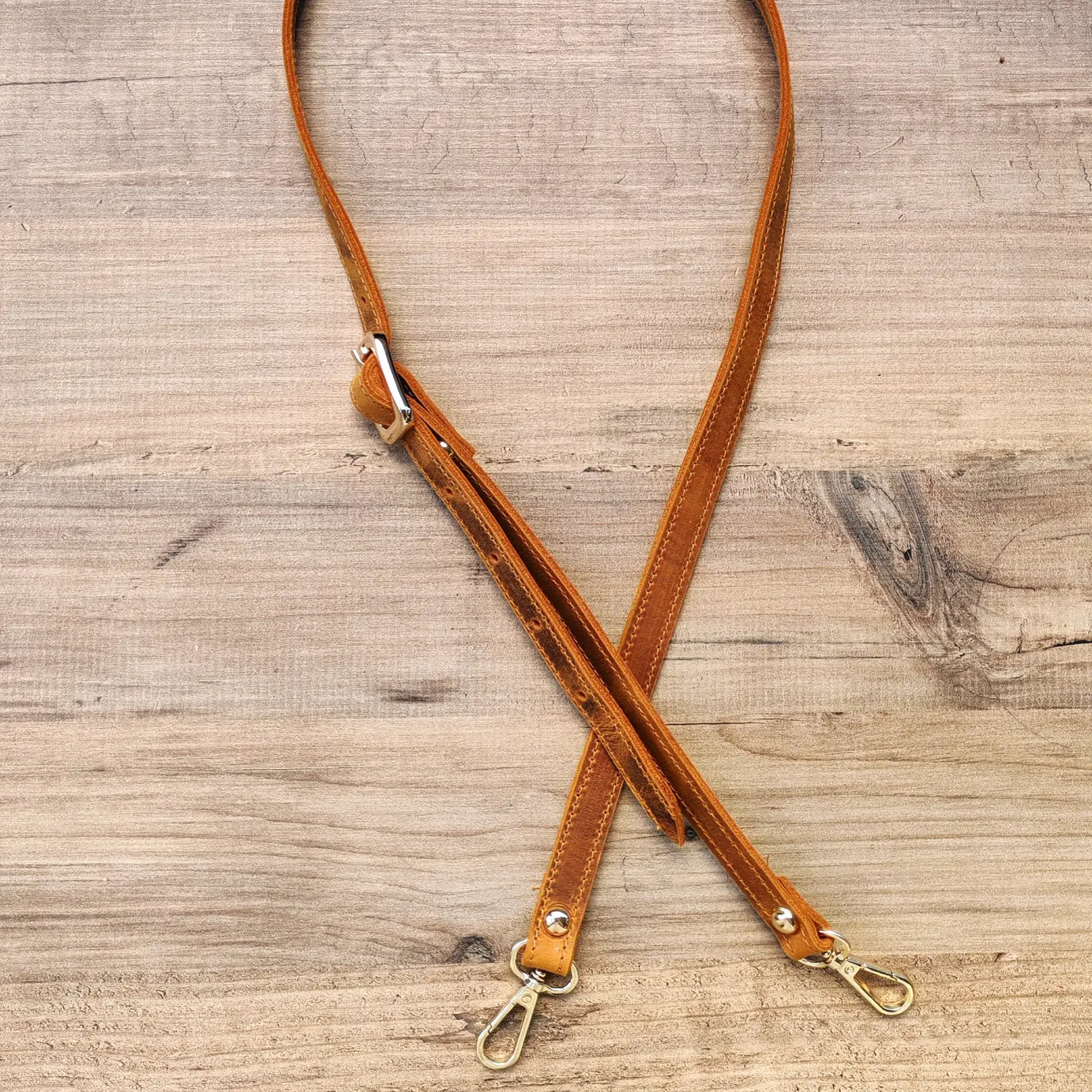 London Ayarlanabilir Deri Çanta Askısı