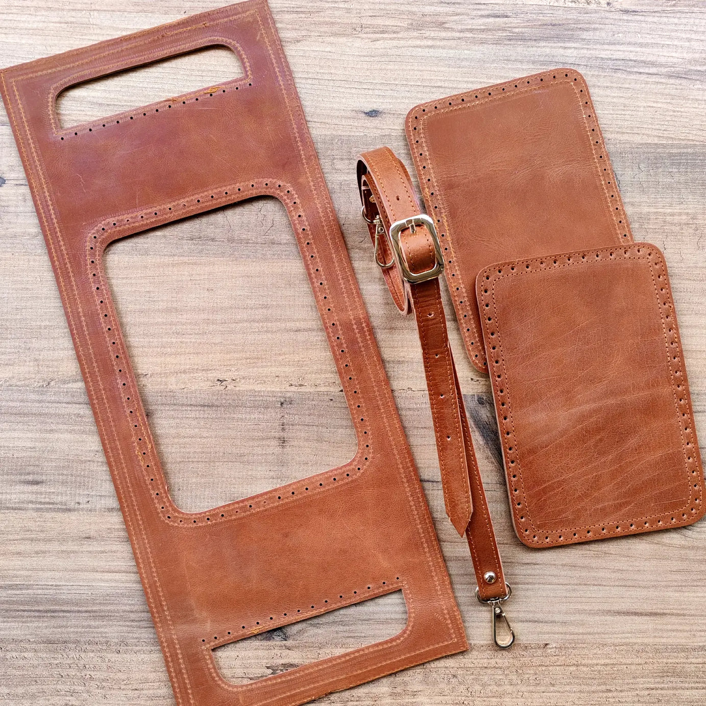 Selanik Hakiki Deri Çanta Kiti