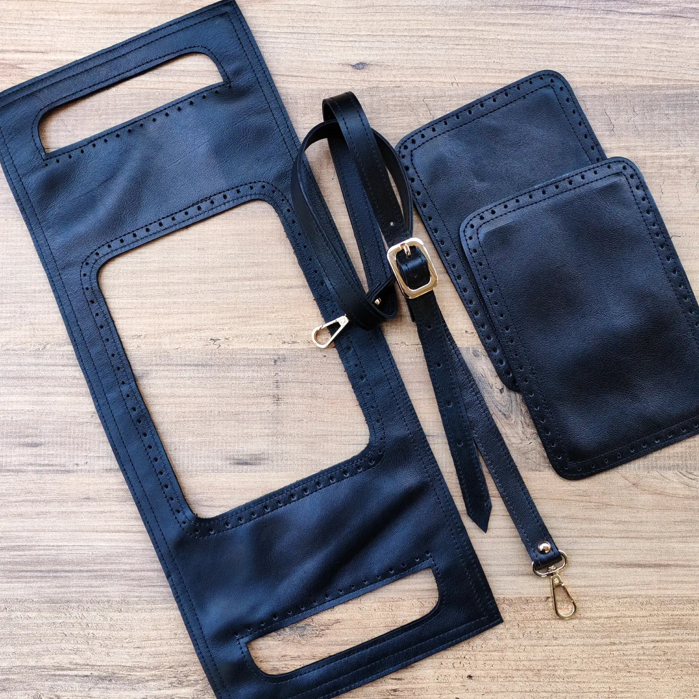 Selanik Hakiki Deri Çanta Kiti