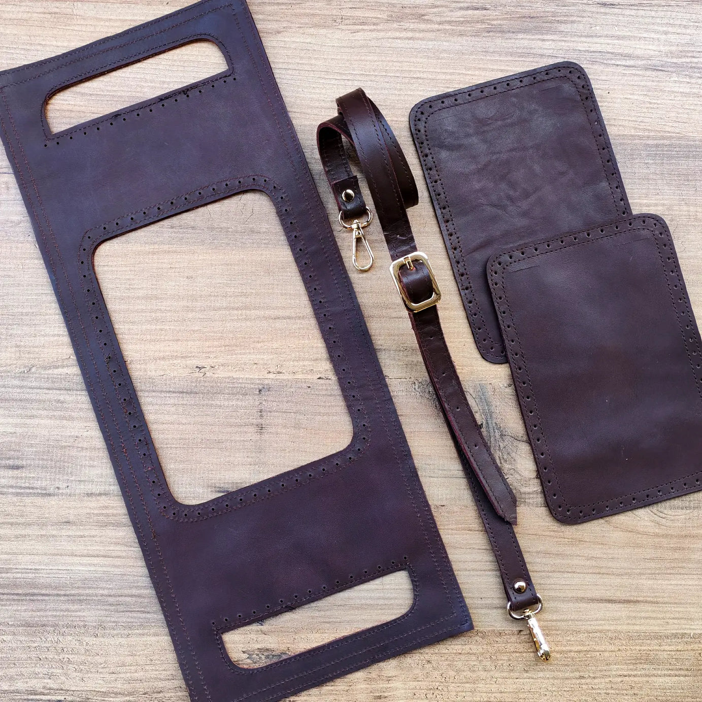 Selanik Hakiki Deri Çanta Kiti