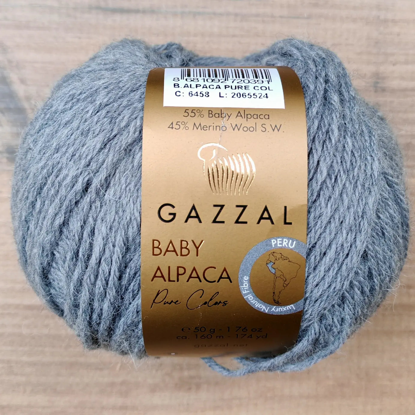 Gazzal Baby Alpaca Pure Colors Lüks Alpaka Merinos İpliği