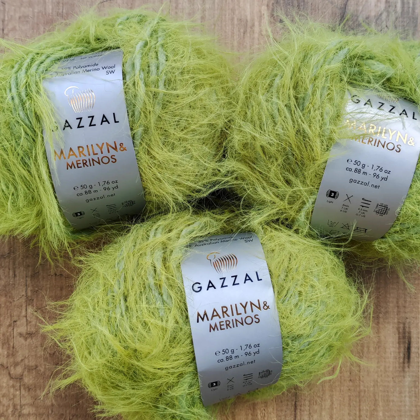 Gazzal Marilyn & Merinos Lüks Tüylü Merinos Yünü İpliği