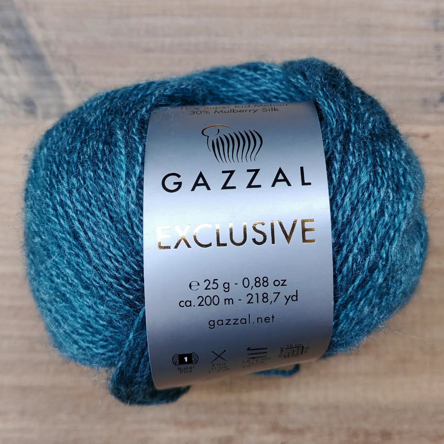 Gazzal Exclusive Lüks Dut İpeği Karışımlı İnce Örgü İpliği