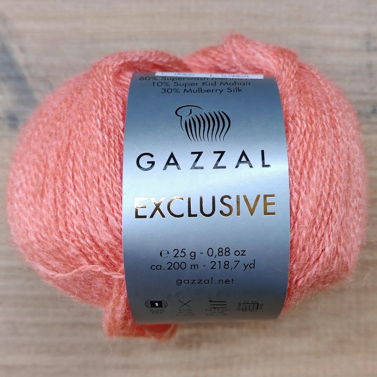 Gazzal Exclusive Lüks Dut İpeği Karışımlı İnce Örgü İpliği