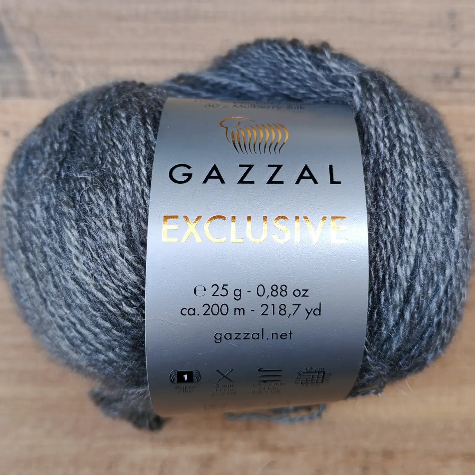 Gazzal Exclusive Lüks Dut İpeği Karışımlı İnce Örgü İpliği