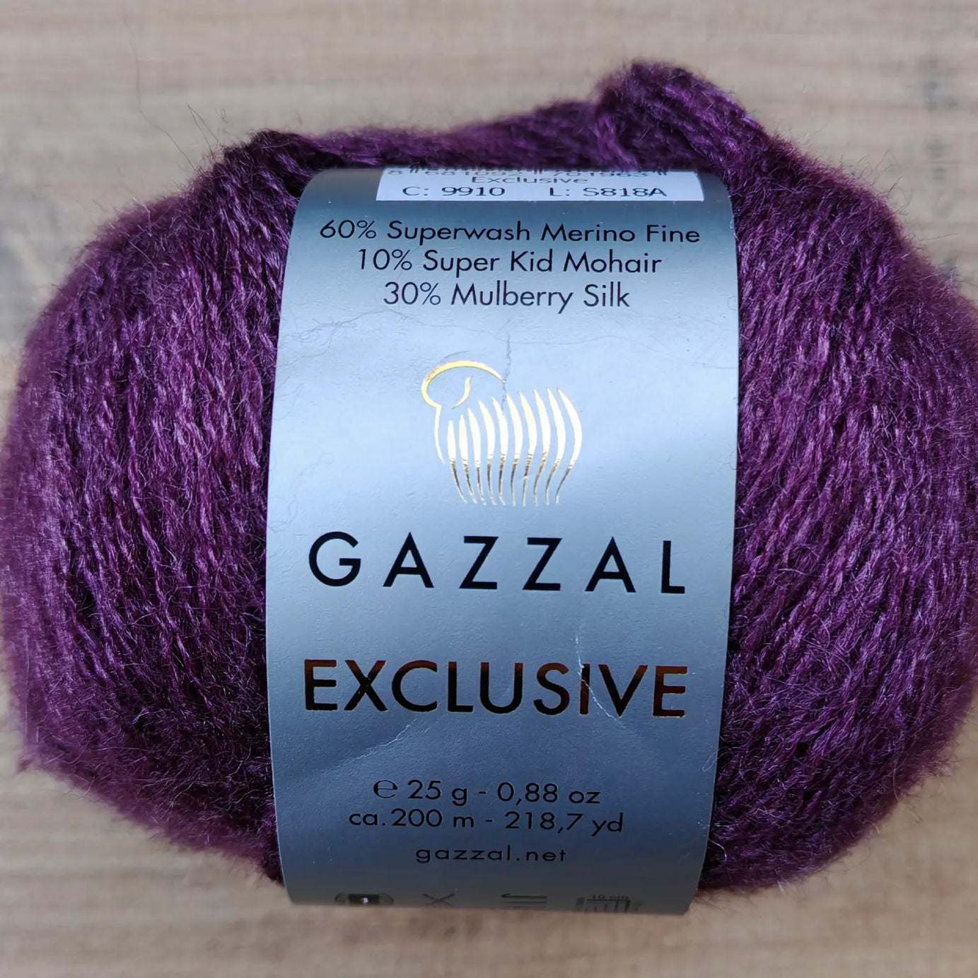 Gazzal Exclusive Lüks Dut İpeği Karışımlı İnce Örgü İpliği