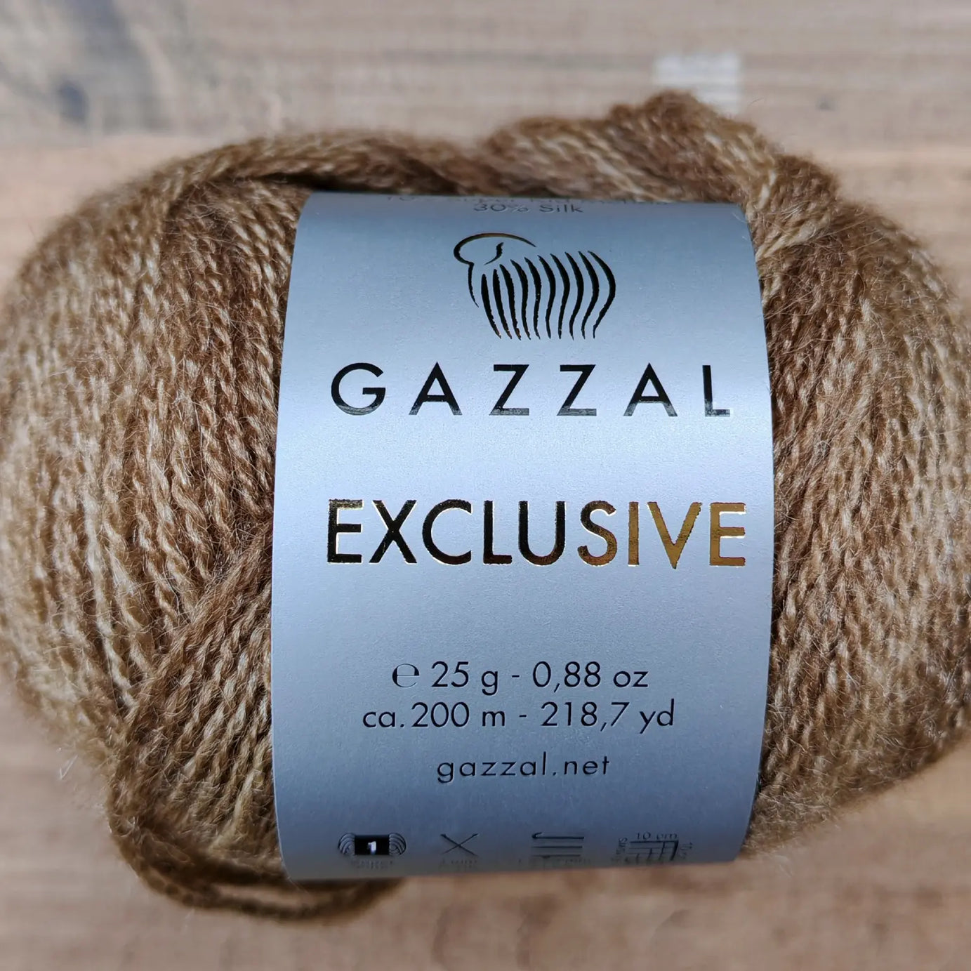 Gazzal Exclusive Lüks Dut İpeği Karışımlı İnce Örgü İpliği