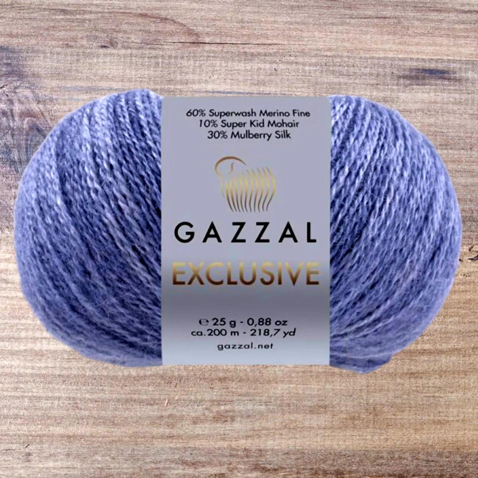 Gazzal Exclusive Lüks Dut İpeği Karışımlı İnce Örgü İpliği