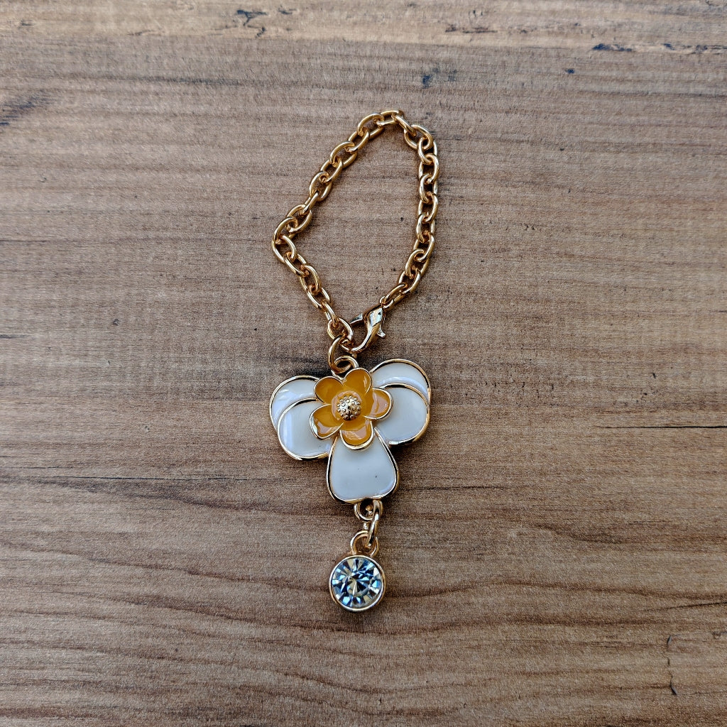 Mine Çiçekli Melek Çanta Süsü