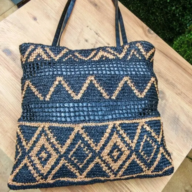 Etnik Desenli El Sanatı Tote Çanta