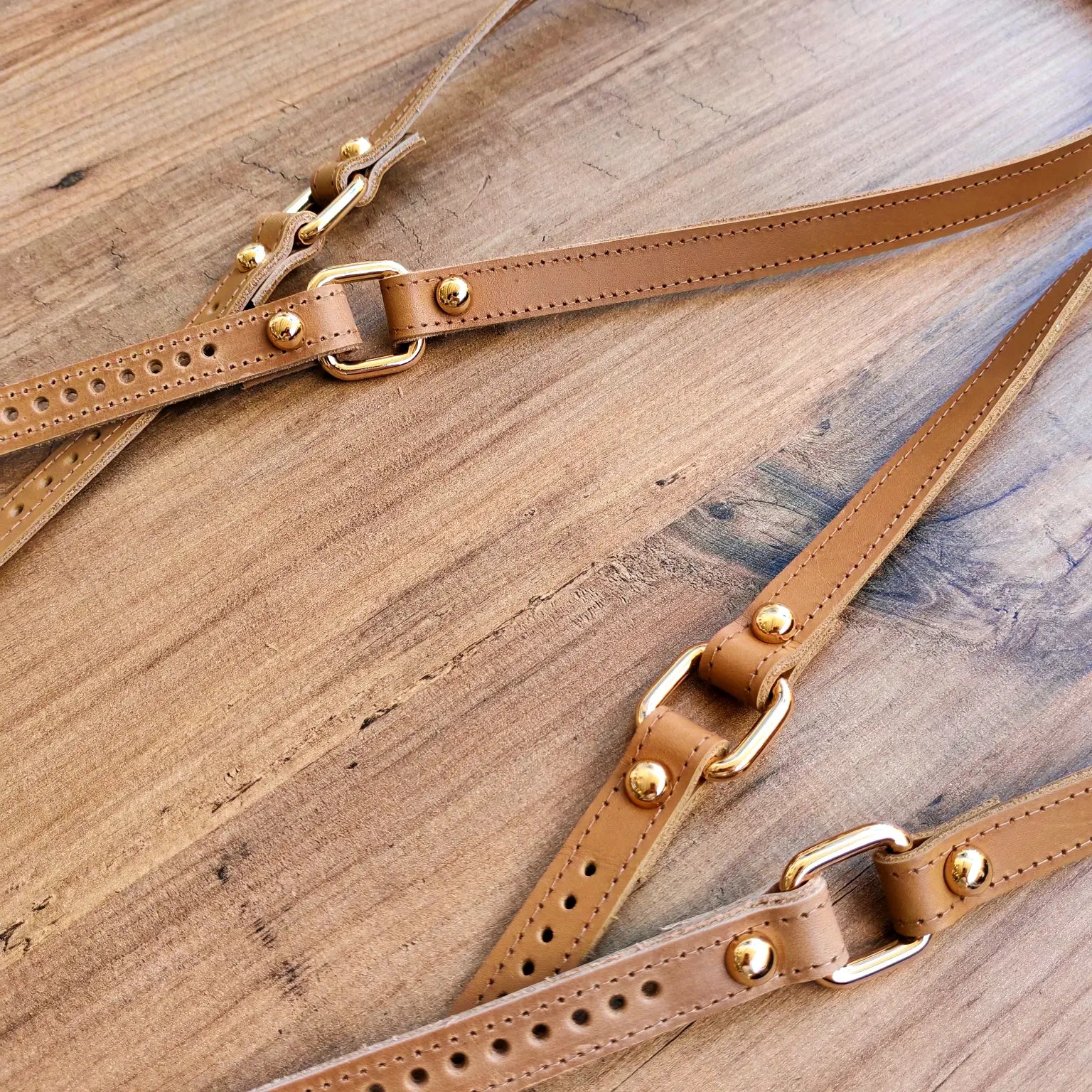 Zenobia Hakiki Deri Çanta Askısı