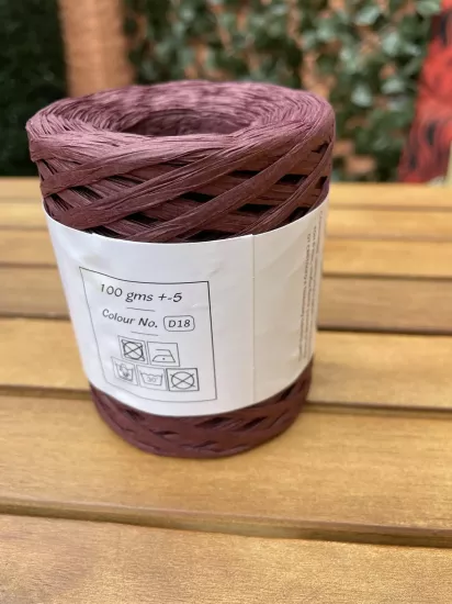 Nas Rafya 4mm (D18-Koyu Bordo)